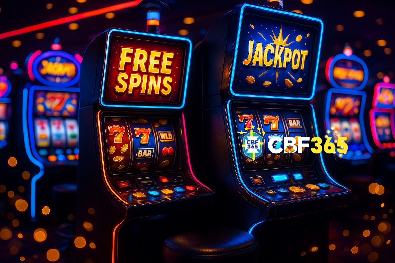 Diversos jogos de caça-níqueis